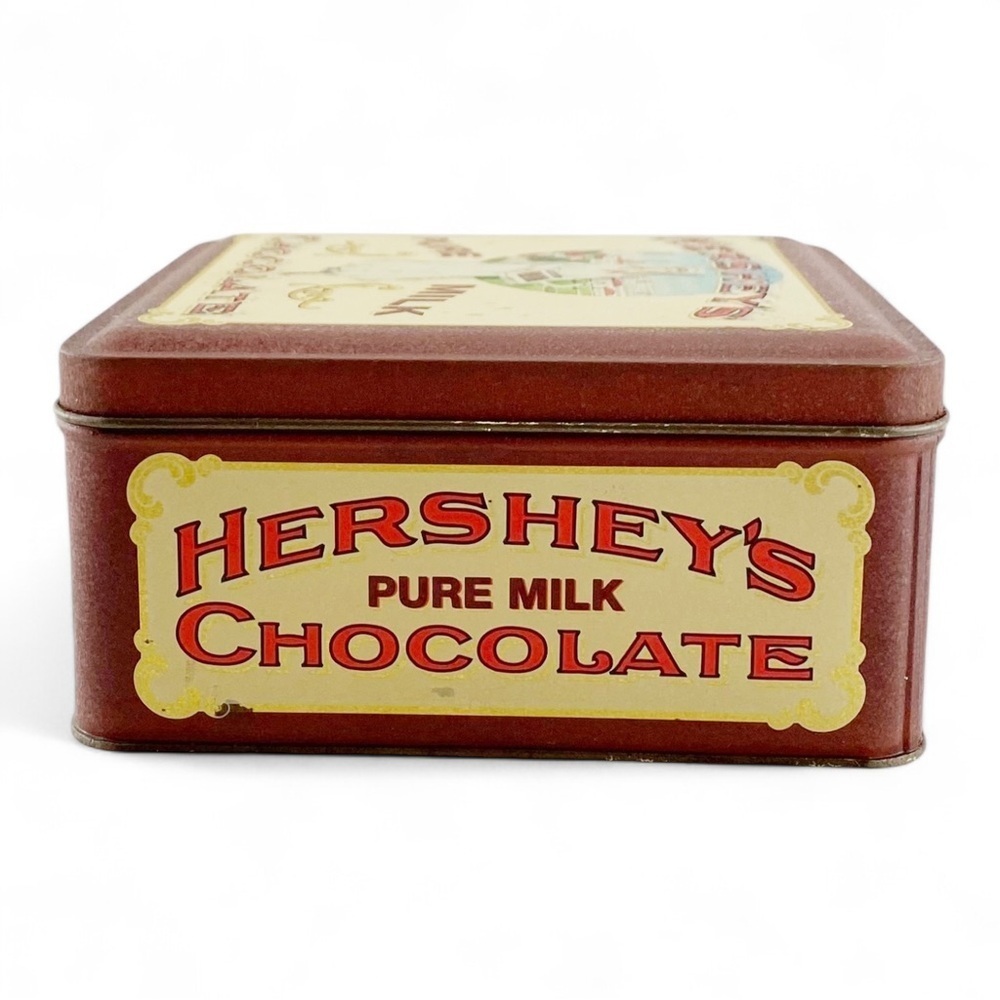 1992 Vintage Edition #2 Hersheys Pure Milk Chocolate Tin 1915 Hershey Girl​ - Picture 5 of 7